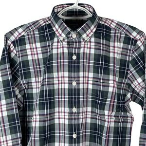 UNTUCKit Muscatel Button Down Shirt Mens Small Reg Multicolor Plaid Cotton NEW